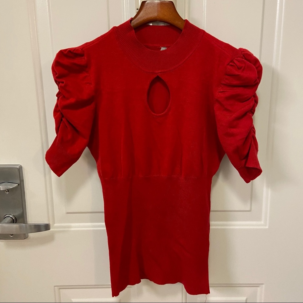 Max Rave Red Lightweight Sweater